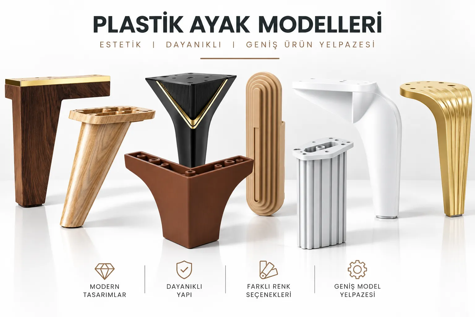 2027 Mobilya Ayak Modelleri: Yeni Tasarımlar ve Renk Seçenekleri