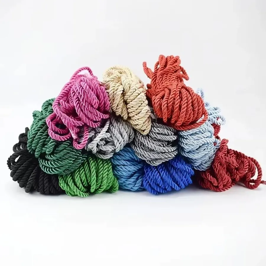 Burgulu Kordon (Bükümlü Kordon) – Renkli Döşemelik ve Aksesuar Kordonu