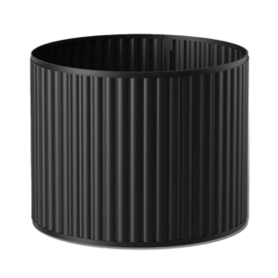 BOHEM ORTA SEHBA AYAĞI MAT SİYAH 50*40 CM